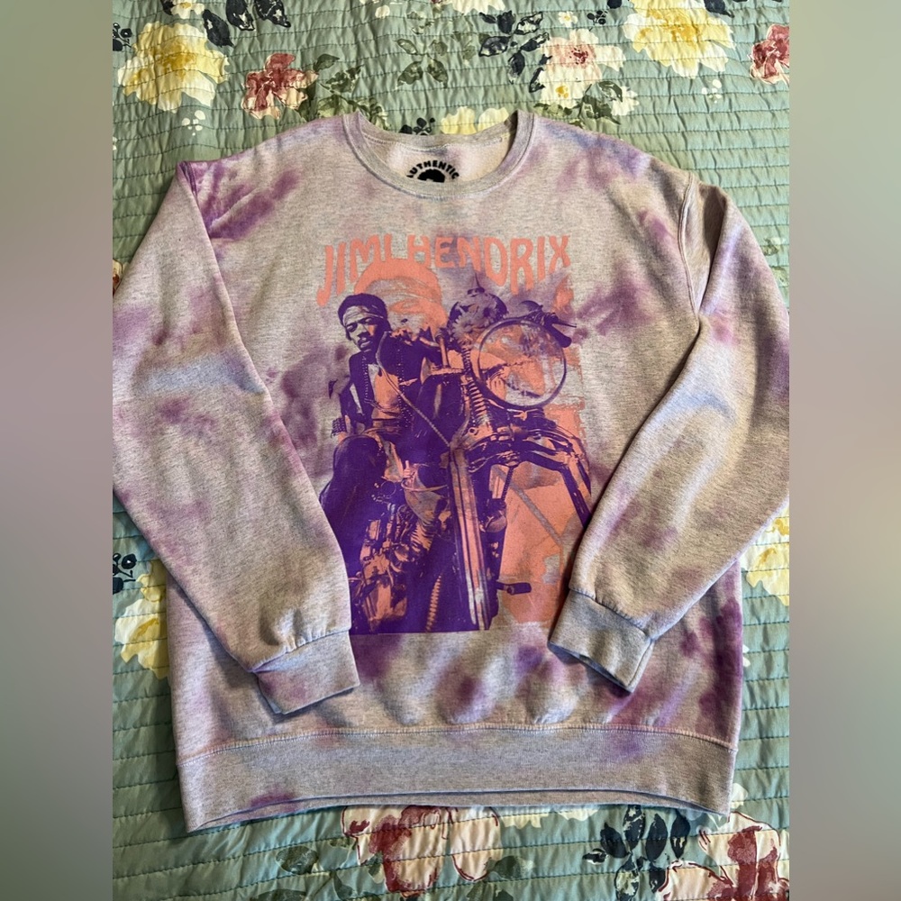Jimi Hendrix purple sweater size medium